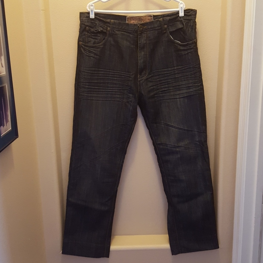 Men's Blue Gear Premium Dark Blue Jeans